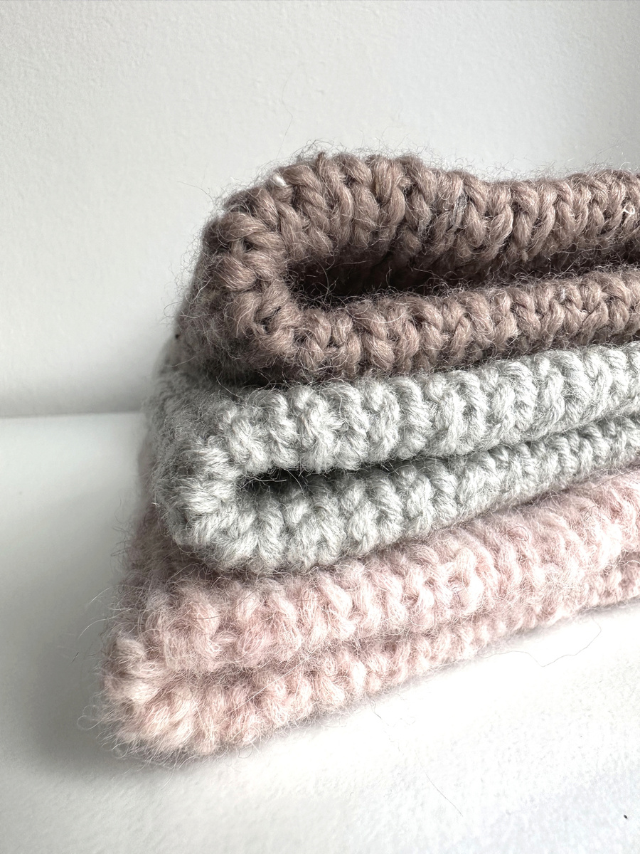 CHMURKA Double Alpaca Beanie 33 Różowy Piasek