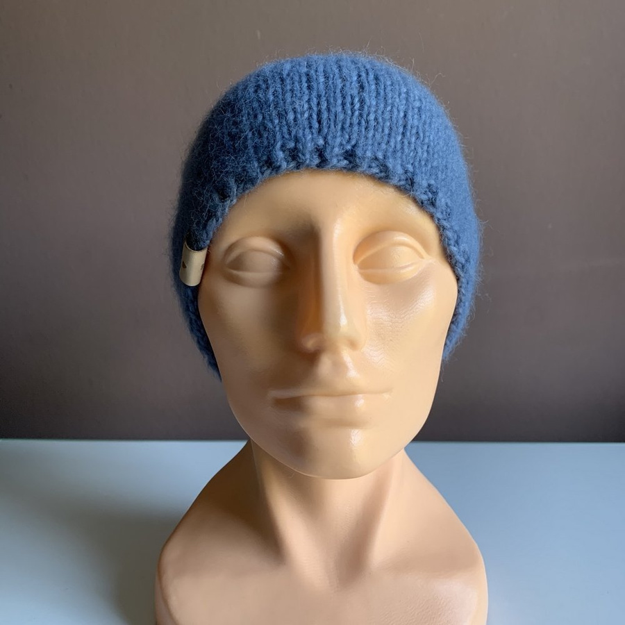 CHMURKA Alpaca Beanie 17 Jeans Blue