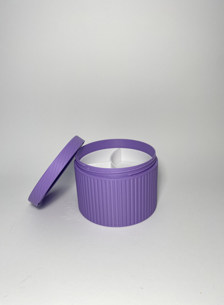 Okrągłe pudełko organizer na drobiazgi Lawenda Mały