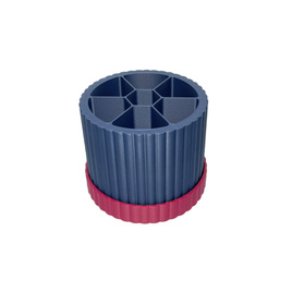 Spin & Sort Dreh-Organizer für Häkelnadeln, Stifte, Pinsel – Lavendelrosa