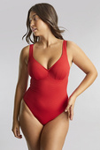 Strój kąpielowy jednoczęściowy Panache Swim AURORA Lara SW2020 Lara Plunge Swimsuit Aurora Red