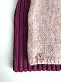 CHMURKA Beanie-Mütze aus Alpaka 33 Różowy Piasek