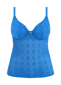 Koszulka kąpielowa Freya Swim NOMAD NIGHTS AS205456ALT Uw Plunge Tankini Top Atlantic