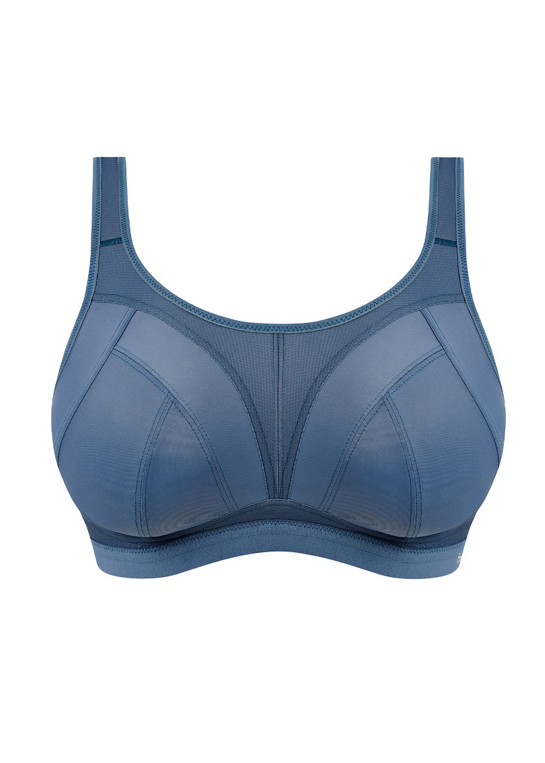 Bezfiszbinowy biustonosz sportowy Freya Active DYNAMIC AC4014SLB Non Wired Sports Bra Pure Steel Blue