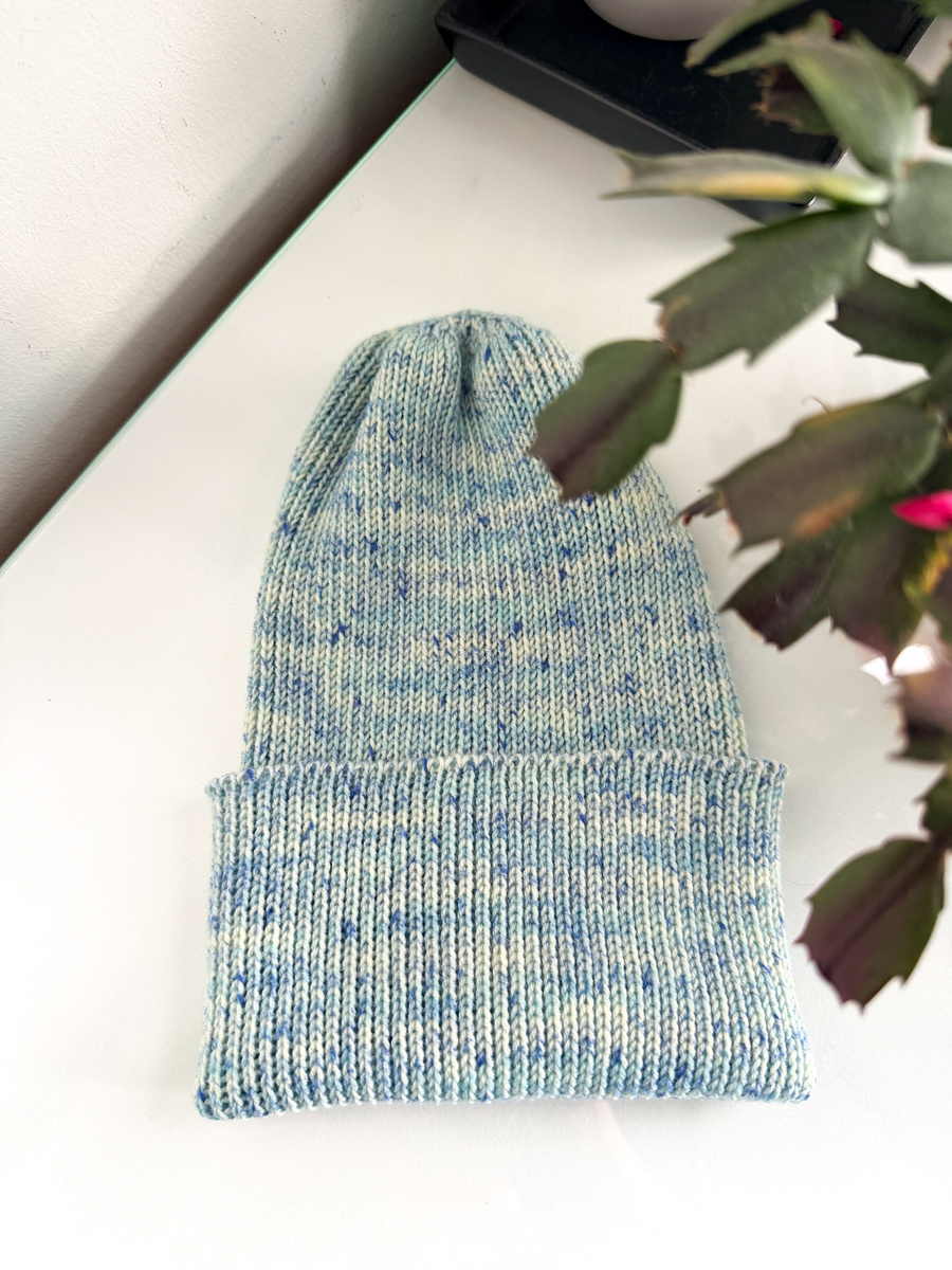 VARELLA – czapka beanie merino wywijana 100 Syreni Śpiew