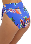 KOMPLET - Strój kąpielowy z koszulką Fantasie Swim HALKIDIKI FS501954ULE Uw Twist Front Tankini Ultramarine (34E) + majtki L