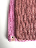 NANA – czapka merino beanie 100% baby merino 48 Blush brązowa
