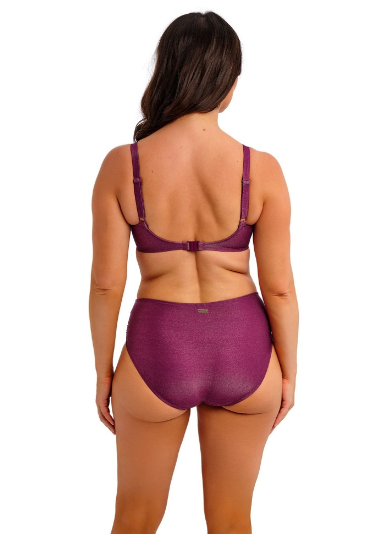 Biustonosz kąpielowy Fantasie PAROS COAST FS506101BER Uw Gathered Full Cup Bikini Top Berry Shimmer