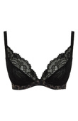 Biustonosz Panache CHERIE 11016 Demi Bra Black Animal