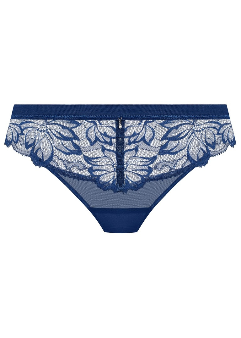 Figi tanga Wacoal ABELLIA WE601770NOY Tanga Navy Peony