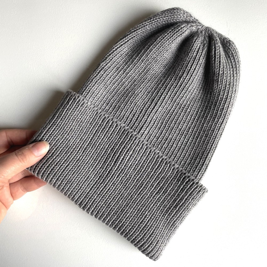 VARELLA – czapka beanie z wełny merino 100% Baby Merino 19 Szary