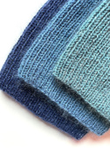 AUREA – ręcznie robiona czapka beanie merino + moher i jedwab damska 13/28 Granatowy