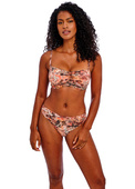 KOMPLET - Strój kąpielowy Freya Swim DESERT CAT Sunset AS205910SUT Uw Bandeau Bikini Top (34D) + majtki wiązane
