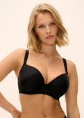 Biustonosz Freya DECO AA4234BLK Moulded Plunge Bra Black