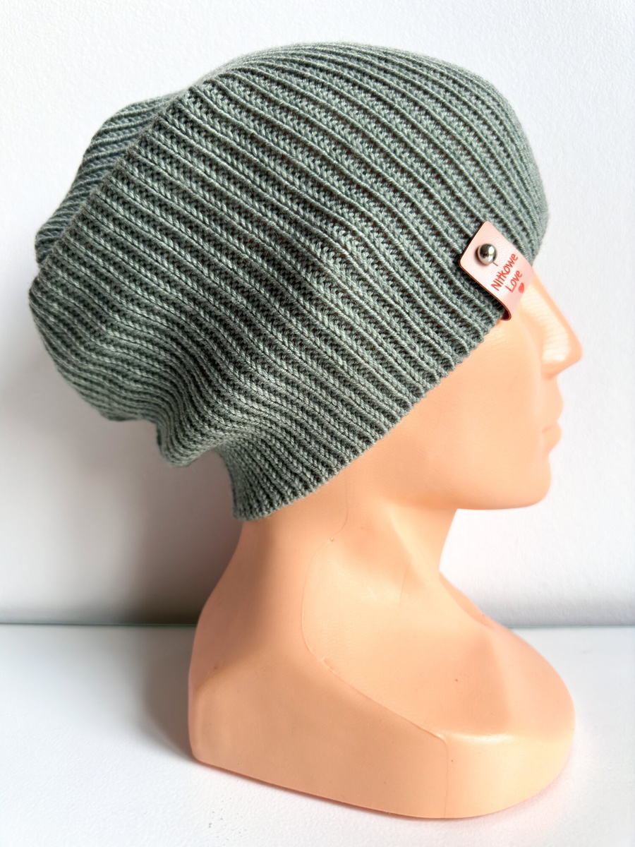 VARELLA Merino Wool Beanie 100% Baby Merino 50 Zielona Szałwia Unisex