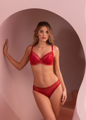 Biustonosz Wacoal EMBRACE LACE WA065191947 Underwired Bra Grandalia Red/rose Gold