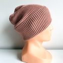 VARELLA – czapka merino beanie wywijana 100% baby merino 49 Pustynna Róża