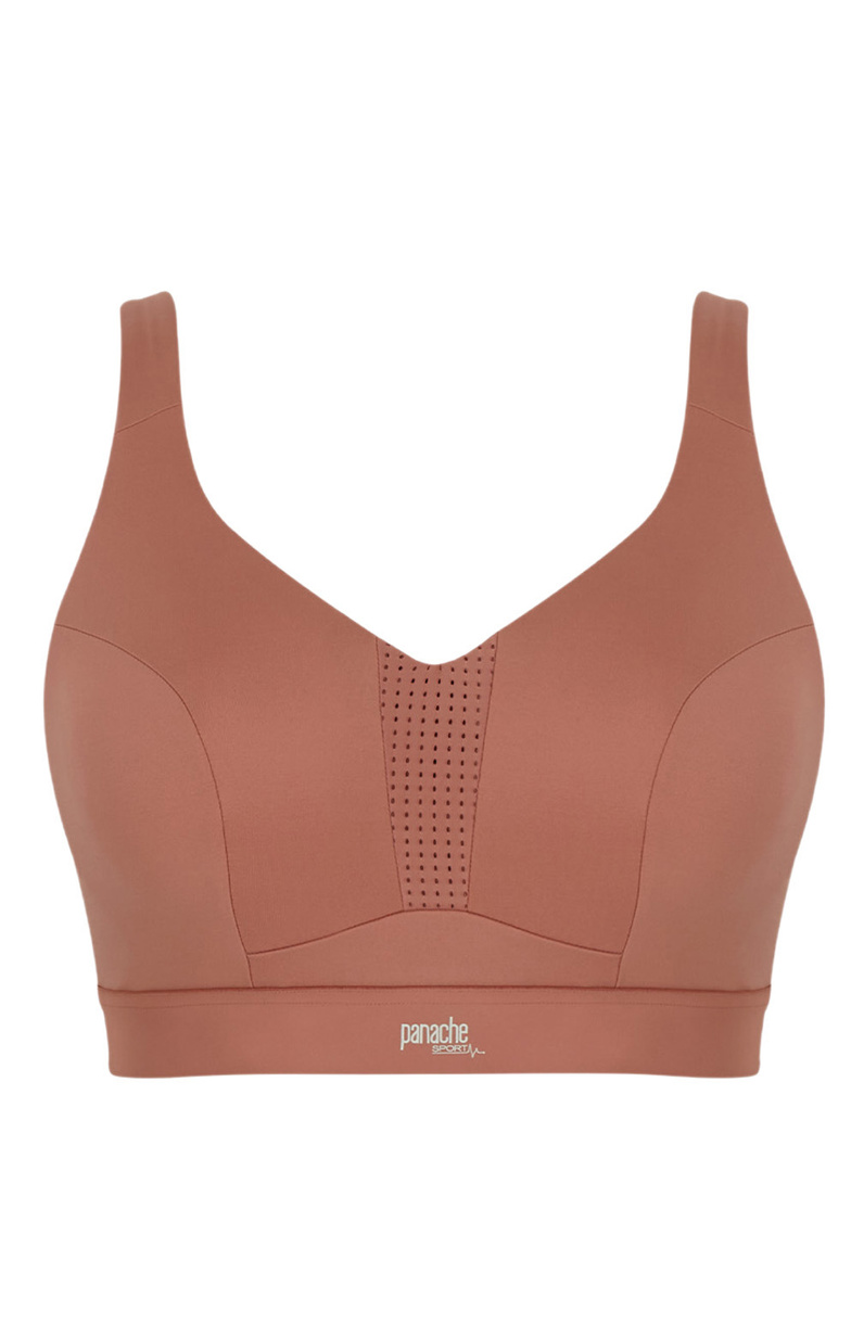 Biustonosz Panache Sport ENDURANCE 5022 Non Padded Sports Wired Bra Sienna Rose