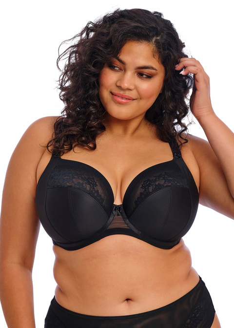 Biustonosz Elomi NERINA EL302734BLK Uw Plunge Bra - Stretch Black