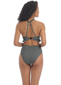 KOMPLET - Strój kąpielowy dwuczęściowy Freya Swim CHECK IN Monochrome - wybierz fason i rozmiar (28G, 28GG, 30D, 32H, 34F, 34J, 36G)