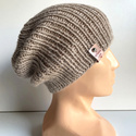 KIARA Alpaca Beanie 100% 2020 Jasny Nugat