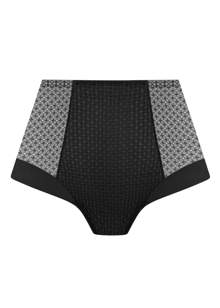 Majtki z wysokim stanem FANTASIE EVOLUTION COMFORT FL104452BLK High Waist Brief Black