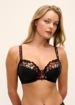Biustonosz Fantasie MAGDALENA FL103401NOR Uw Side Support Bra Noir