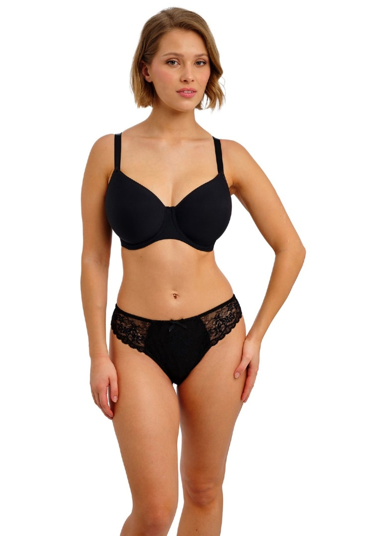 Biustonosz Freya ESSENTIALLY SMOOTH AA404432BLK Uw Moulded Balcony T-shirt Bra Black