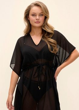 Tunika plażowa Fantasie Swim NAURU FS506294BLK Kaftan Black