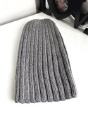 HELLI Beanie-Mütze 100% Baby-Merinowolle 19 Grau