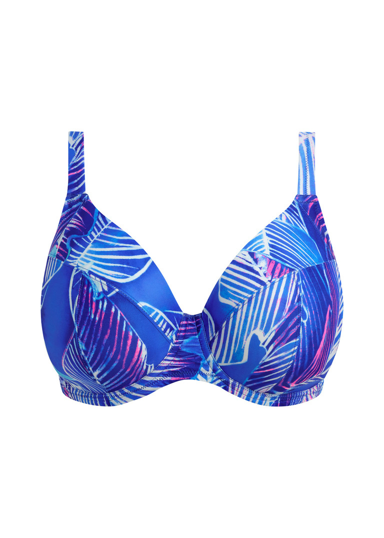 Biustonosz kąpielowy Elomi Swim MALUKU ISLAND ES802902ALT Uw Plunge Bikini Top Atlantic