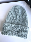 WATA CUKROWA Women's Alpaca Beanie 09 Sea Green