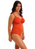 Strój kąpielowy Fantasie Swim OTTAWA FS6360PUM Uw Twist Front Swimsuit With Adjustable Leg Spiced Pumpkin