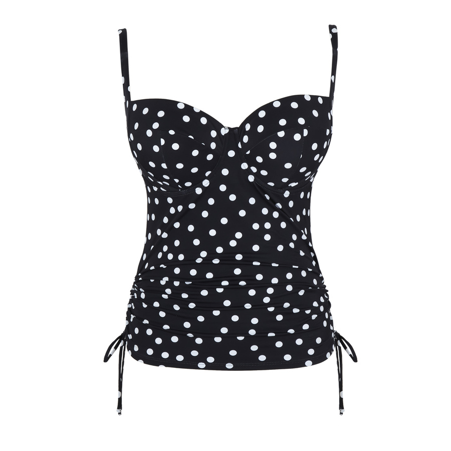 Tankini Panache POLKA DOT SW2061 SIENNA Balcony Tankini Top Polka Dot Print