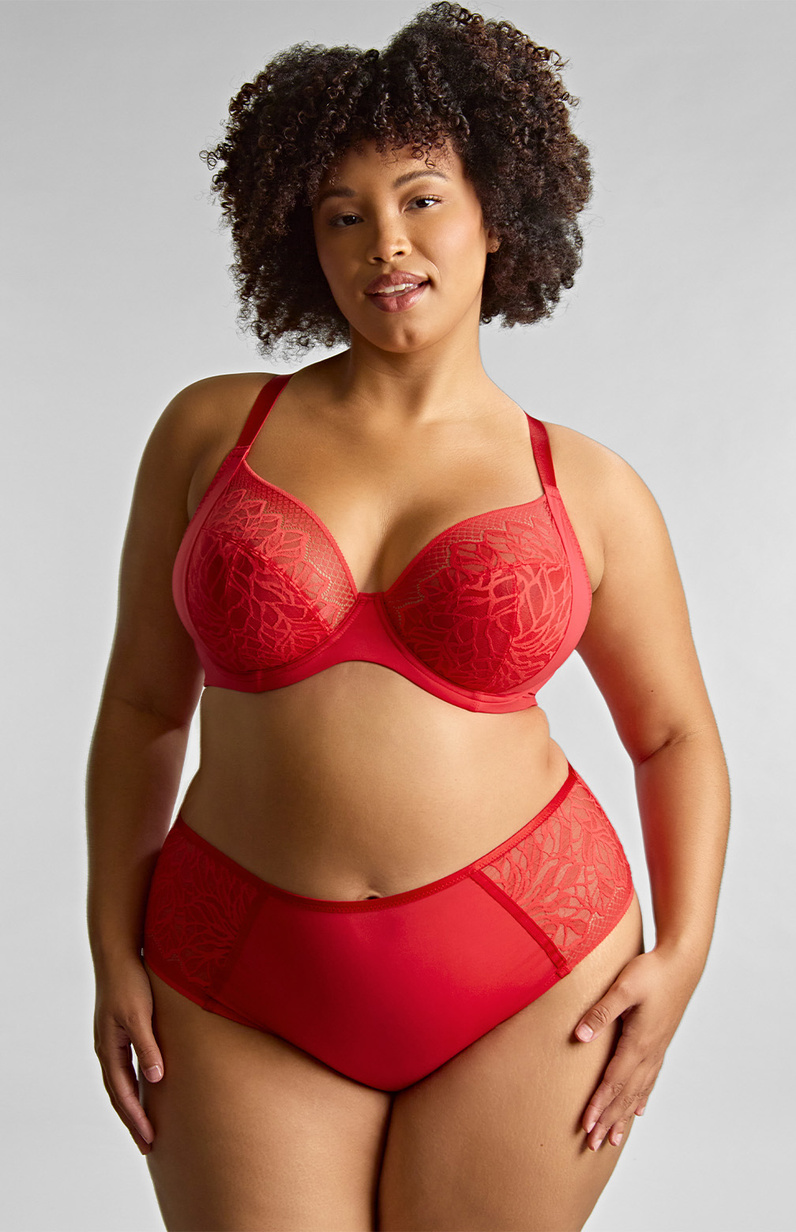 Biustonosz Sculptresse by Panache SOPHIA 11196 Plunge Bra Red