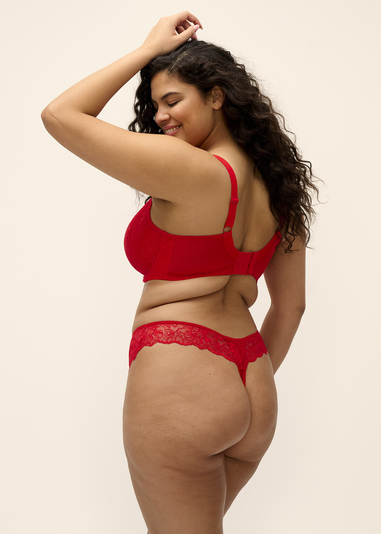 Biustonosz Elomi BRIANNA EL8080HAD Uw Plunge Bra Haute Red