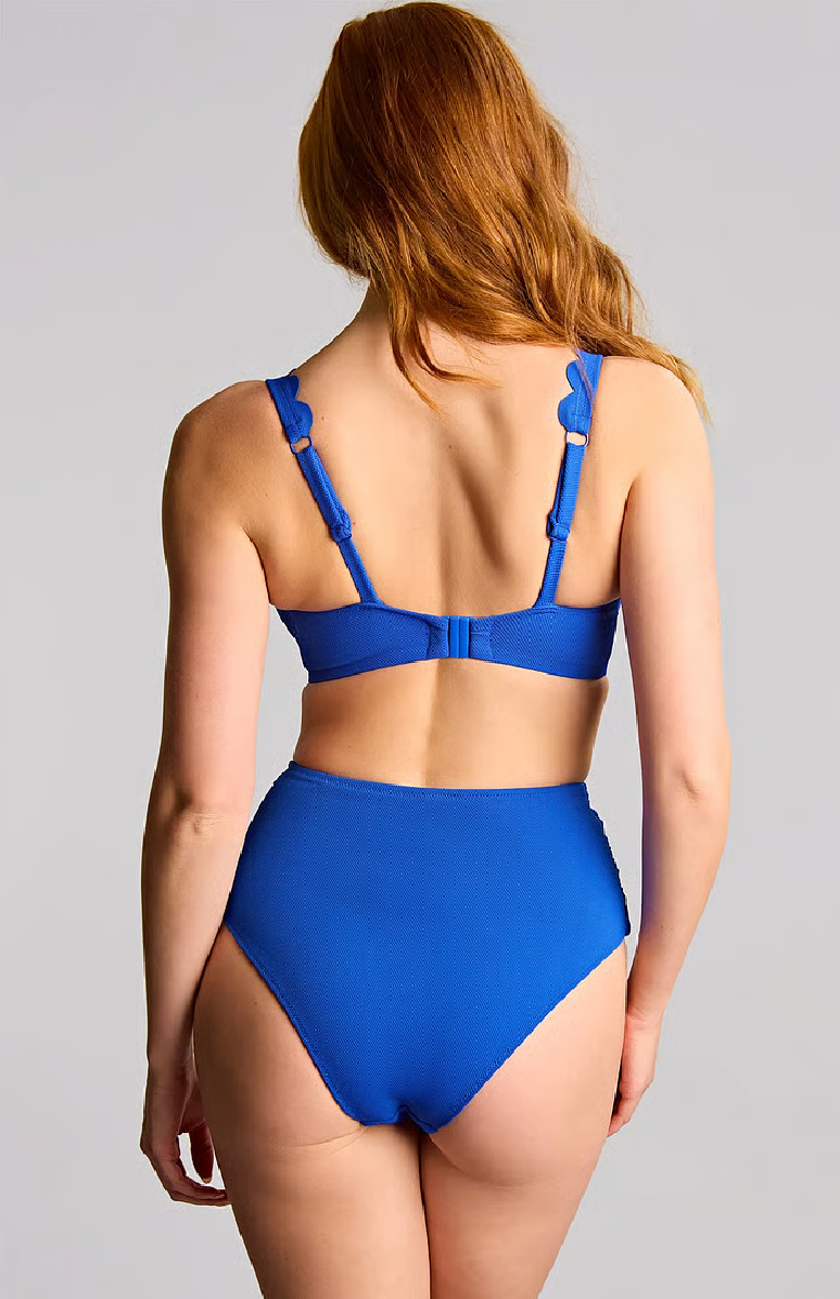 Figi kąpielowe Panache Swim SPIRIT SW1765A High Waist Brazilian Bikini Bottoms Cobalt
