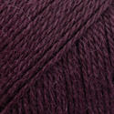 KIARA Turn-Up Beanie 100% Alpaca 9044 ciemne winogrona