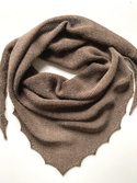 Chusta gładka, symetryczna, 100% Alpaka 607 Jasny Brąz
