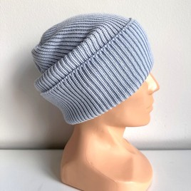 VARELLA – czapka beanie z wełny merino 100% Baby Merino 53 Rosa zimowa