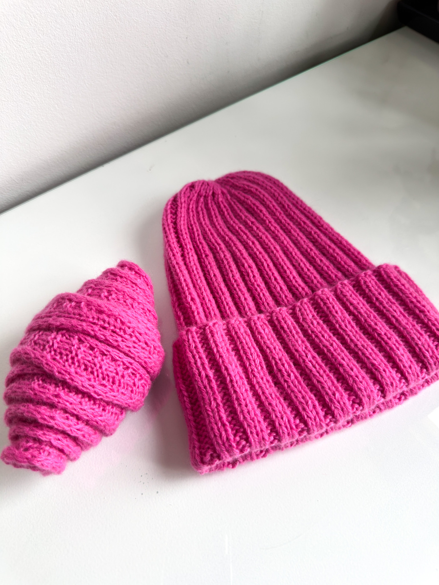 MARLA Turn-Up Beanie 100% Cashmere 662 Marilyn