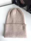 VARELLA – czapka merino beanie 100% Baby Merino 59 Pszeniczny, jesienno-zimowa, damska/męska/dziecięca