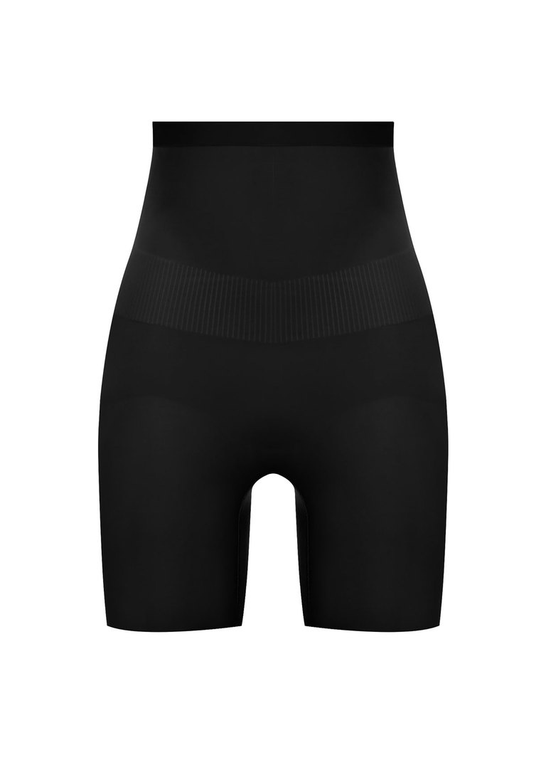 Figi modelujące z wysokim stanem i długimi nogawkami Wacoal FIT & LIFT WE137008BLK High Waist Long Leg Black