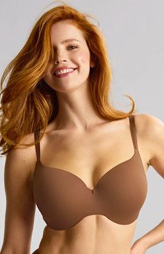 Biustonosz Panache 365 10905 Moulded T Shirt Bra Cocoa