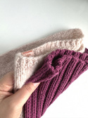 CHMURKA Beanie-Mütze aus Alpaka 33 Różowy Piasek