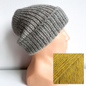 KIARA Turn-Up Beanie 100% Alpaca 9029 Łany Pszenicy