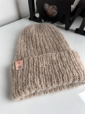 WATA CUKROWA Damenmütze aus Alpaka und Merinowolle 15 Beige