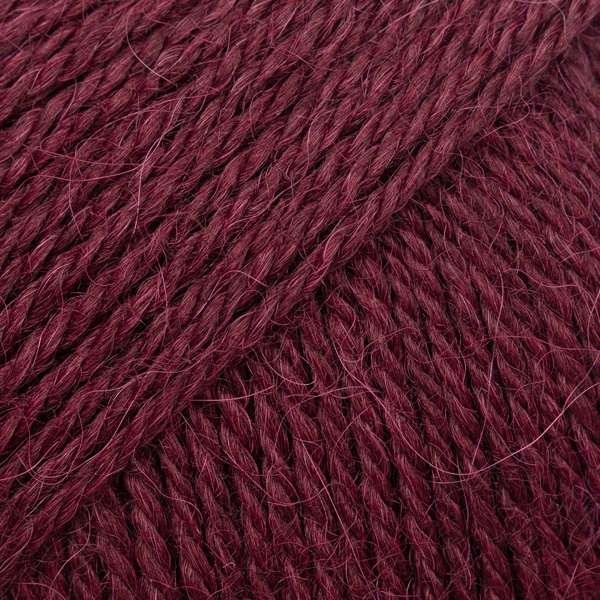 KIARA Mütze ohne Umschlag 100% Alpaka 9046 dzikie jagody unisex