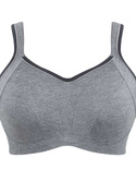 Biustonosz sportowy z fiszbiną i miękką miseczką Sculptresse Panache Sport ACTIVATE 9441 Sports Balconnet Charcoal Marl