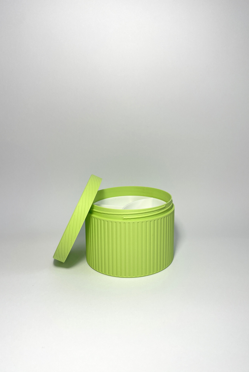 Okrągłe pudełko organizer na drobiazgi Zielone Jabłko Mały